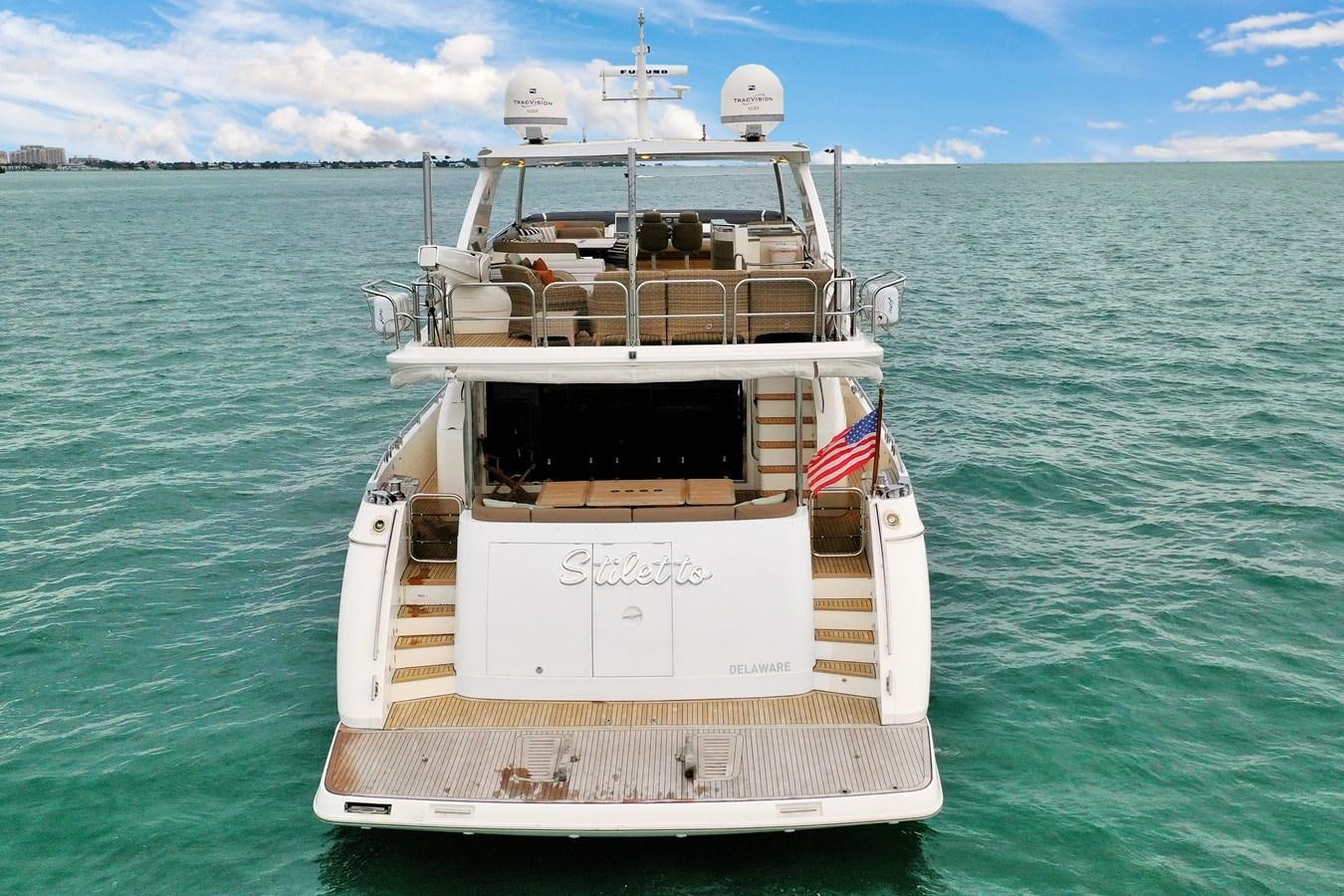 a boat on the water aboard PRINCESS 85 MY Yacht for Sale