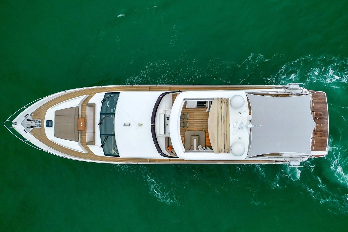a boat on the water aboard PRINCESS 85 MY Yacht for Sale