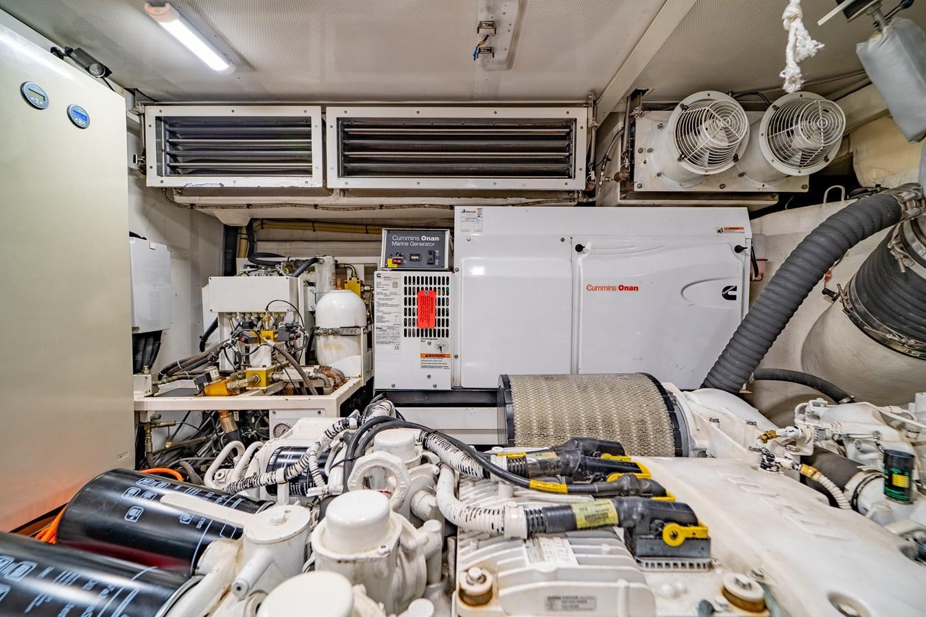 a room with a machine aboard PRINCESS 85 MY Yacht for Sale