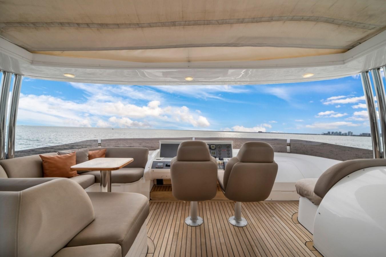 a room with a view of the ocean and the ocean aboard PRINCESS 85 MY Yacht for Sale