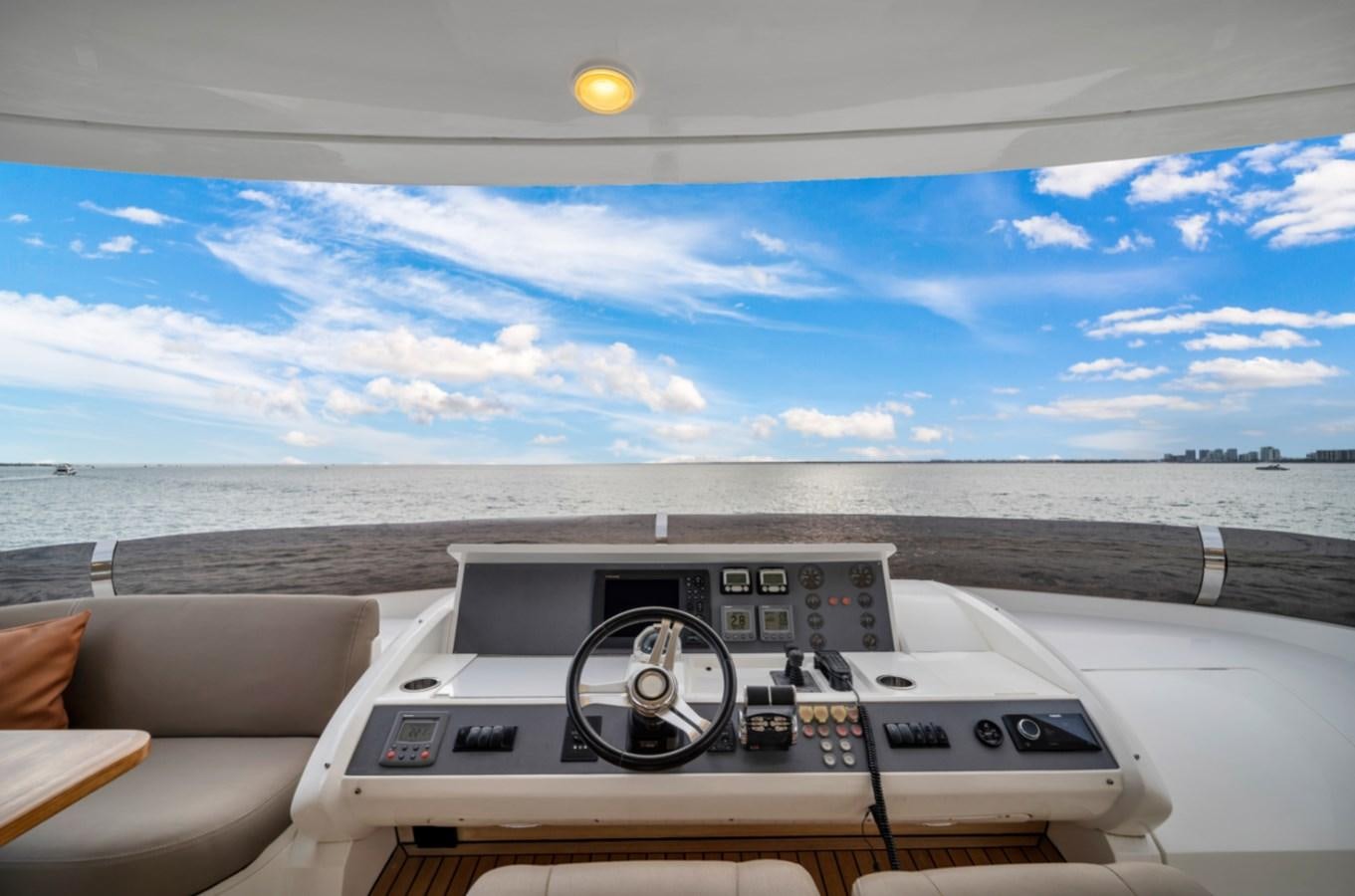 a cockpit of a plane aboard PRINCESS 85 MY Yacht for Sale