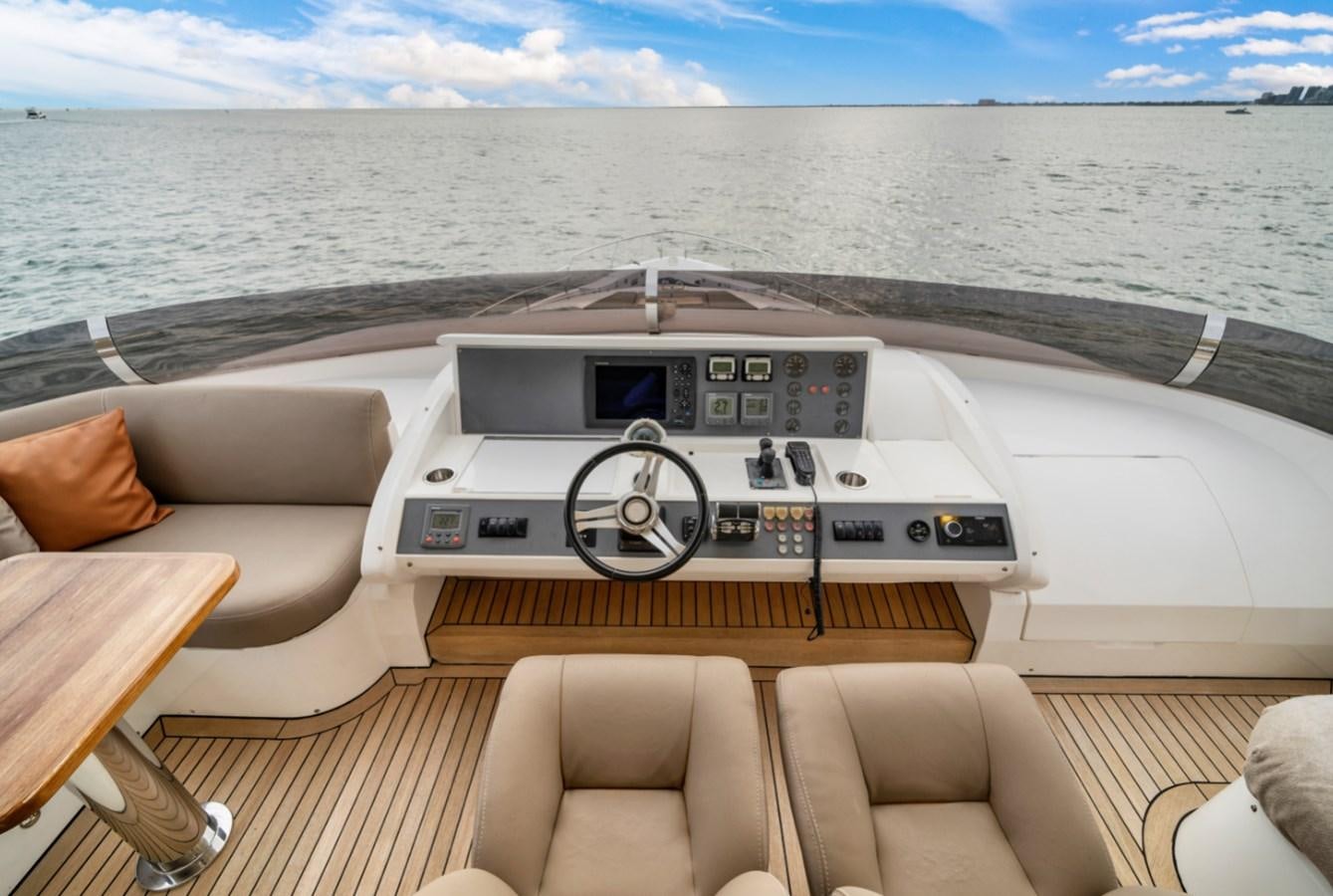 a boat on the water aboard PRINCESS 85 MY Yacht for Sale