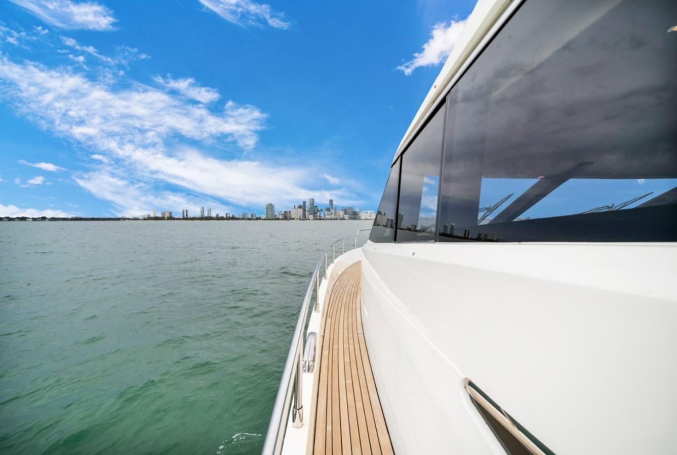 a boat on the water aboard PRINCESS 85 MY Yacht for Sale