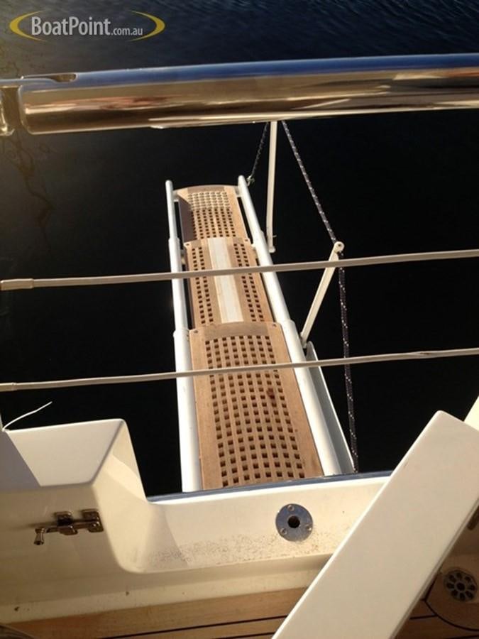 a model of a space ship aboard OCEANOS II Yacht for Sale