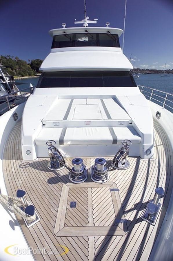 a boat on the water aboard OCEANOS II Yacht for Sale