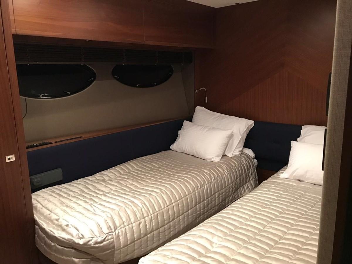 a couple of beds in a room aboard JUST ANOTHER TOY Yacht for Sale