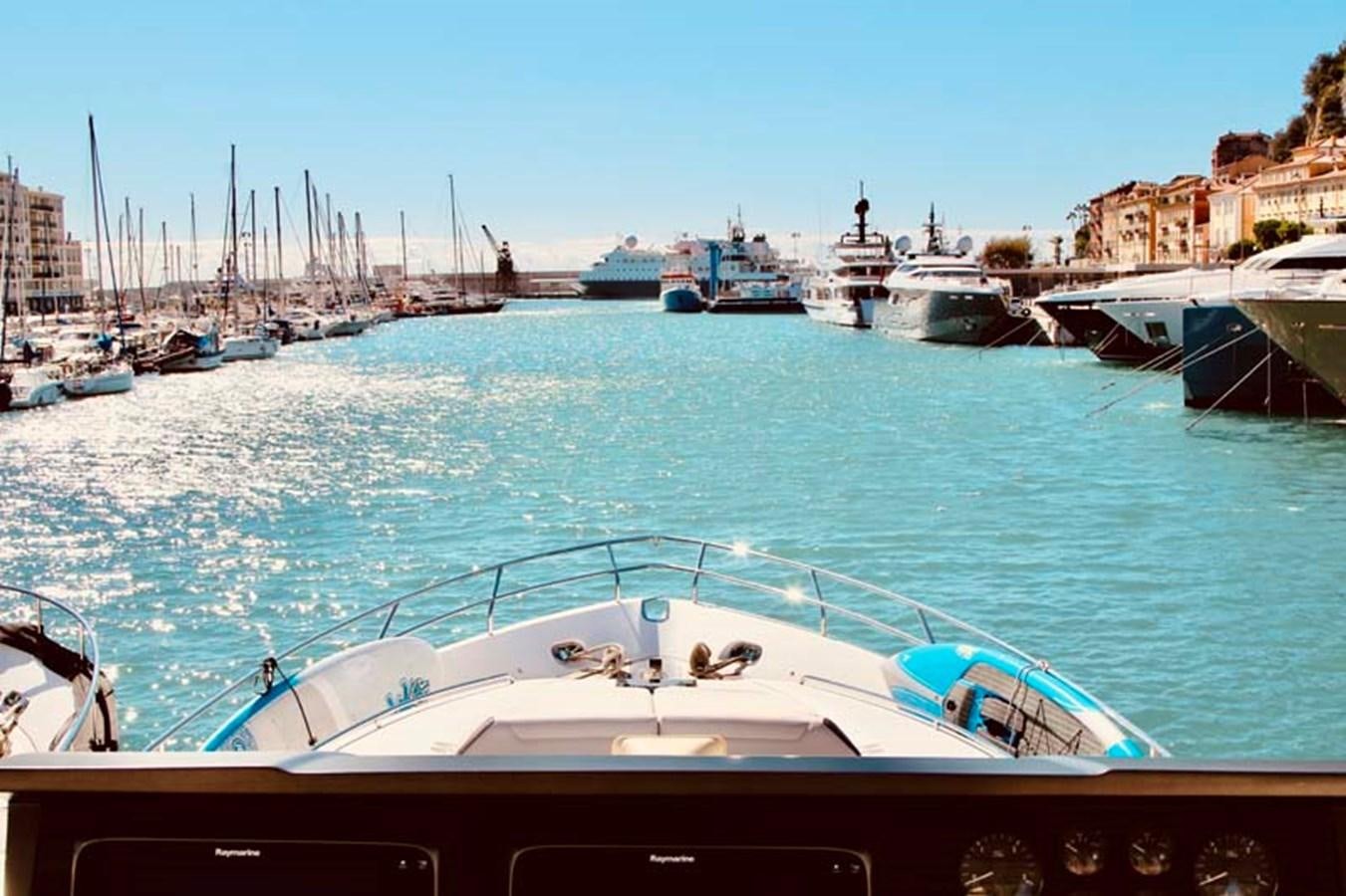 a boat in the water aboard AQUA CHAMELEON Yacht for Sale
