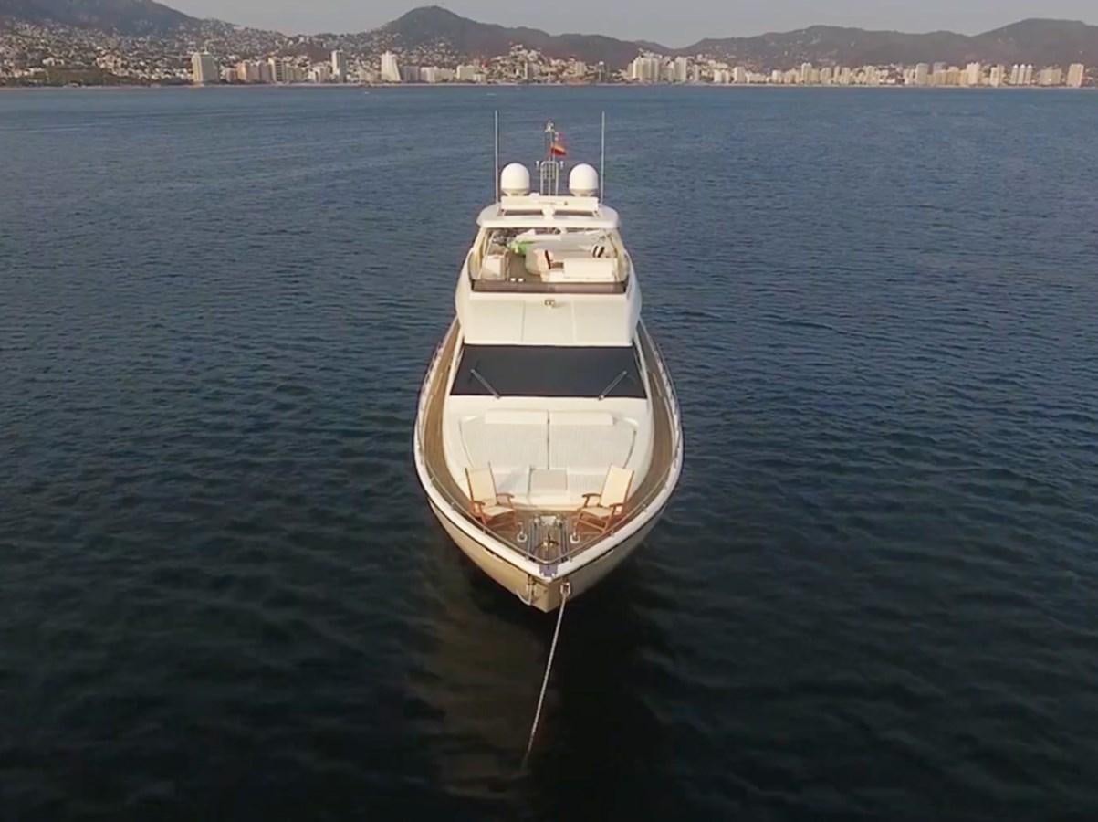 a ship in the water aboard RICACHA 2012 FERRETTI 830 @ ACAPULCO Yacht for Sale