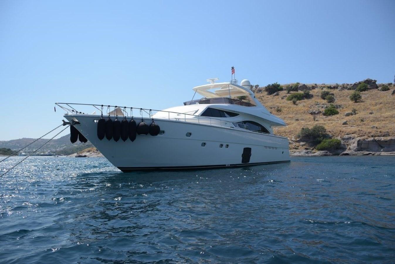 a boat on the water aboard CHUPRIANA Yacht for Sale