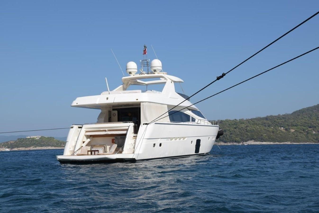 a boat on the water aboard CHUPRIANA Yacht for Sale