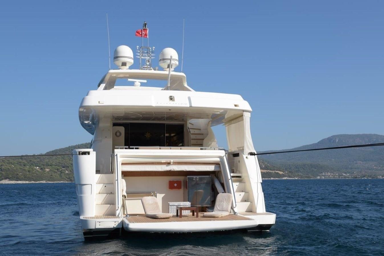 a boat on the water aboard CHUPRIANA Yacht for Sale
