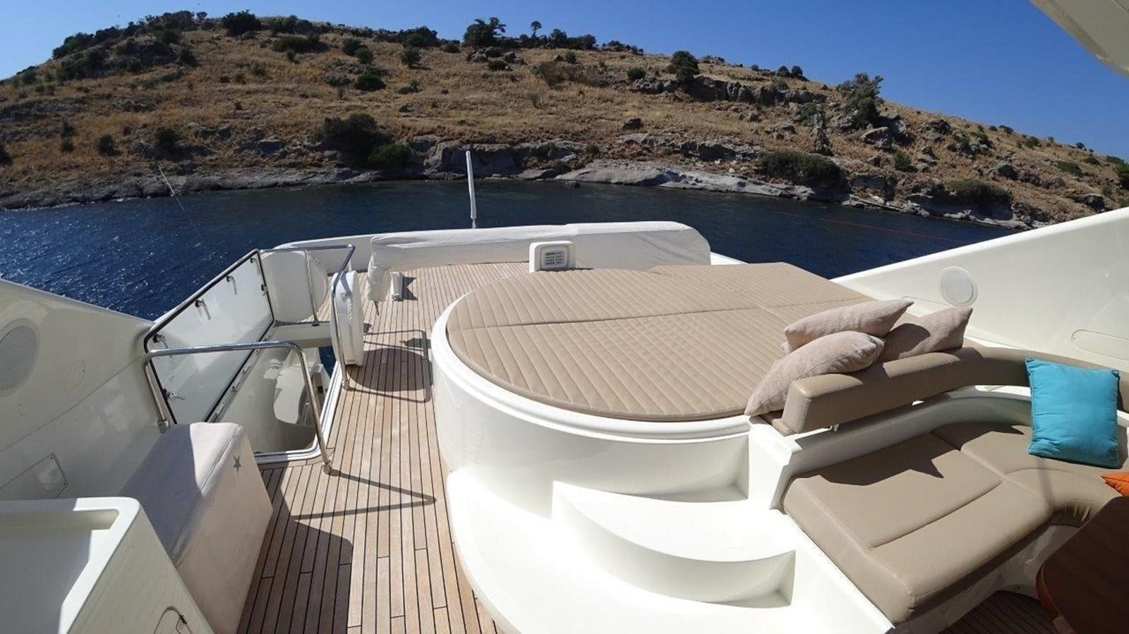 a boat on a deck aboard CHUPRIANA Yacht for Sale
