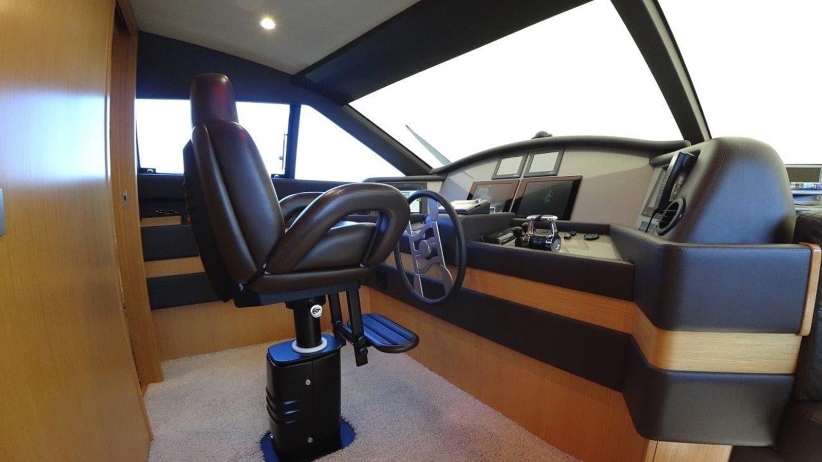 the inside of a car aboard CHUPRIANA Yacht for Sale