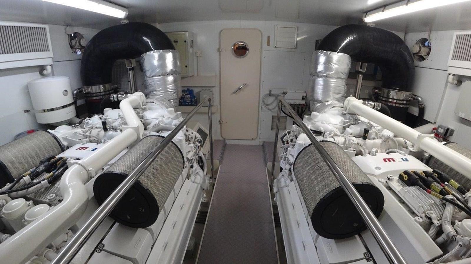 a room with machinery aboard CHUPRIANA Yacht for Sale