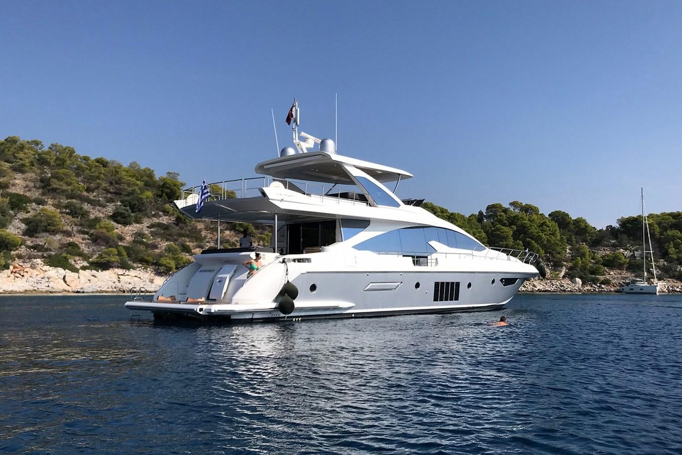 a boat on the water aboard MEMORIES Yacht for Sale