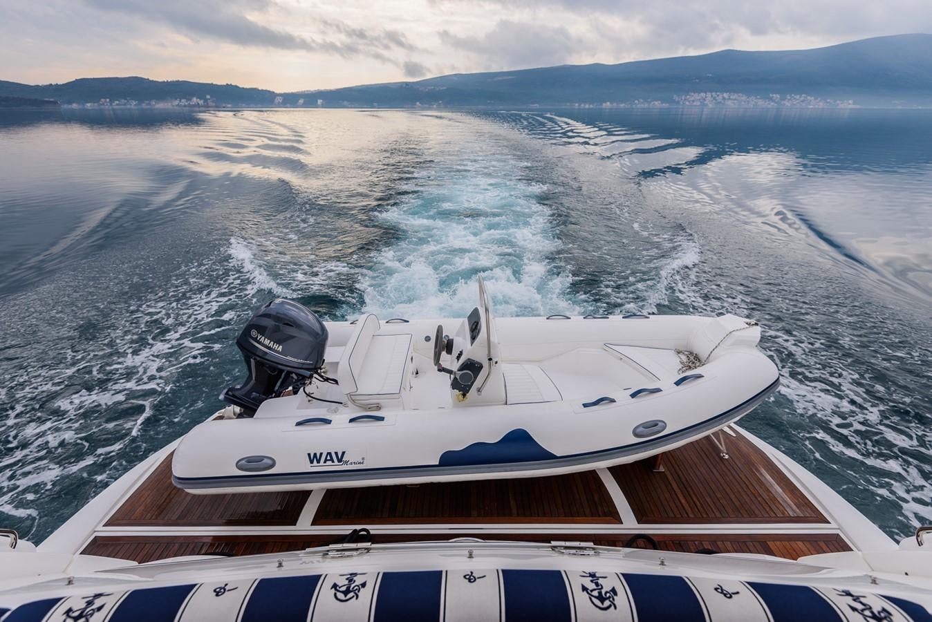 a boat on the water aboard BASYA NICOLI Yacht for Sale