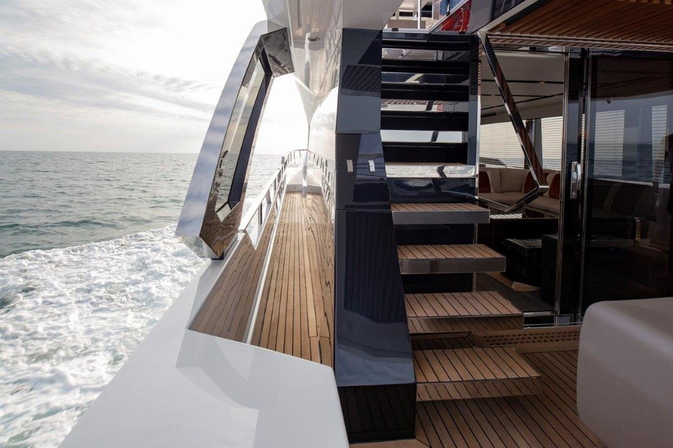 a boat on the water aboard 2021 ASTONDOA AS8 Yacht for Sale