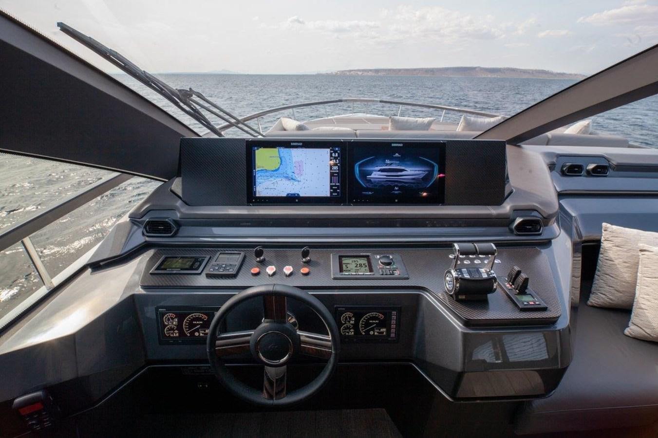 the inside of a car aboard 2021 ASTONDOA AS8 Yacht for Sale