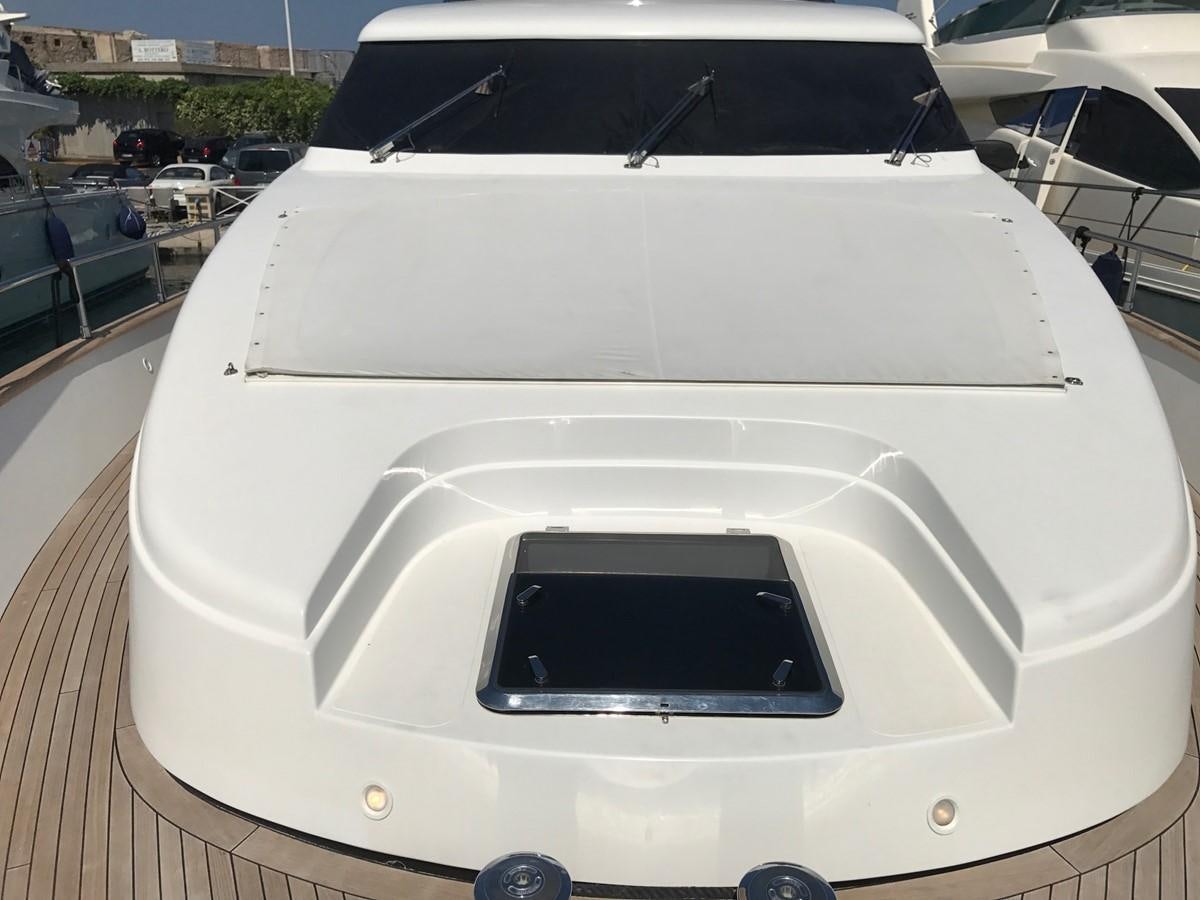the back of a white car aboard LADY LO OF LONDON Yacht for Sale
