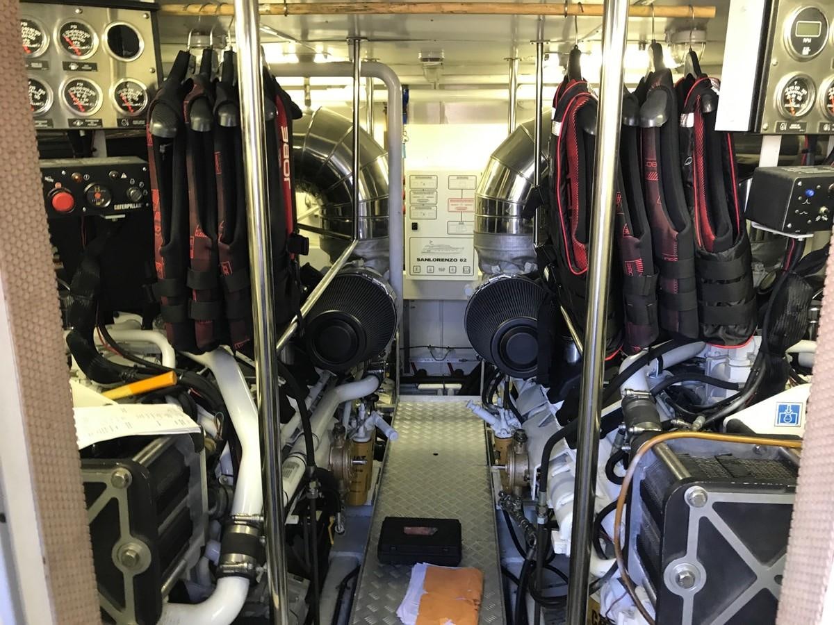 a room full of equipment aboard LADY LO OF LONDON Yacht for Sale