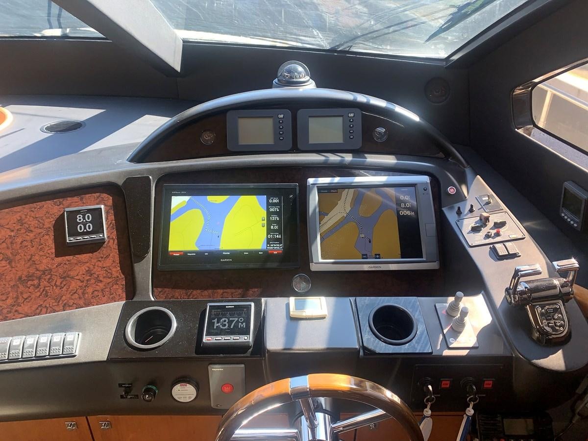 the inside of a car aboard MY MEDICINE Yacht for Sale