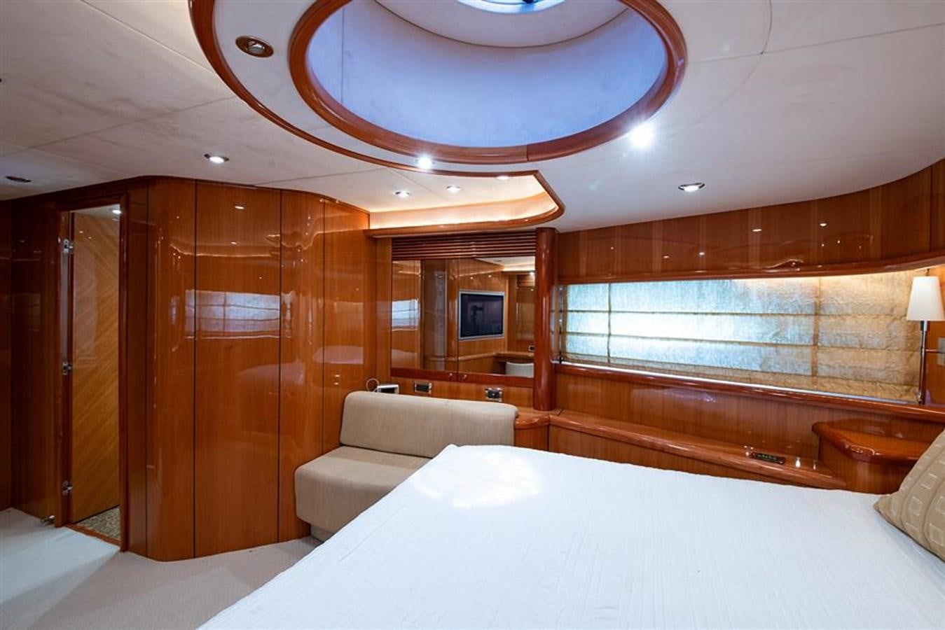 a room with a bed and a couch aboard MY MEDICINE Yacht for Sale