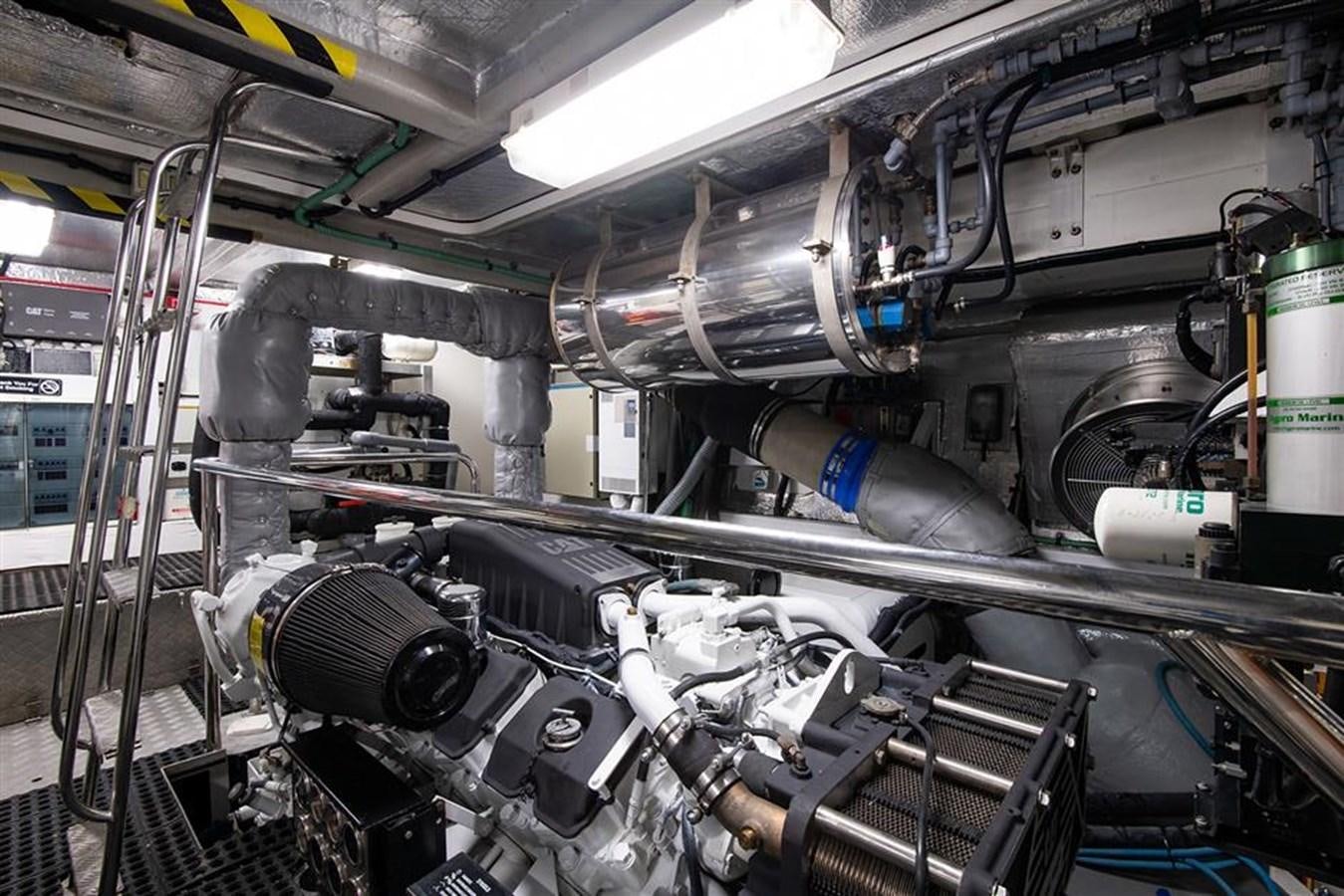 a machine with pipes aboard MY MEDICINE Yacht for Sale