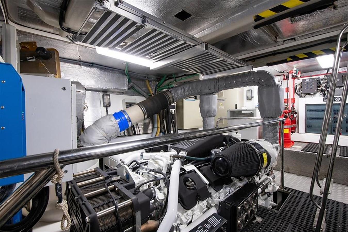 a machine with pipes aboard MY MEDICINE Yacht for Sale