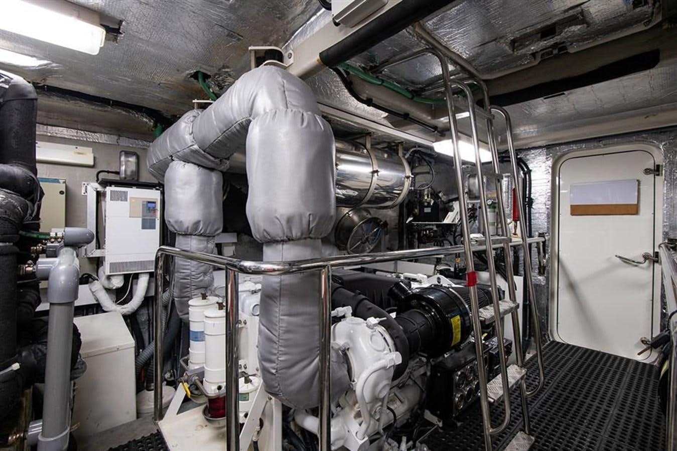 a close-up of a machine aboard MY MEDICINE Yacht for Sale