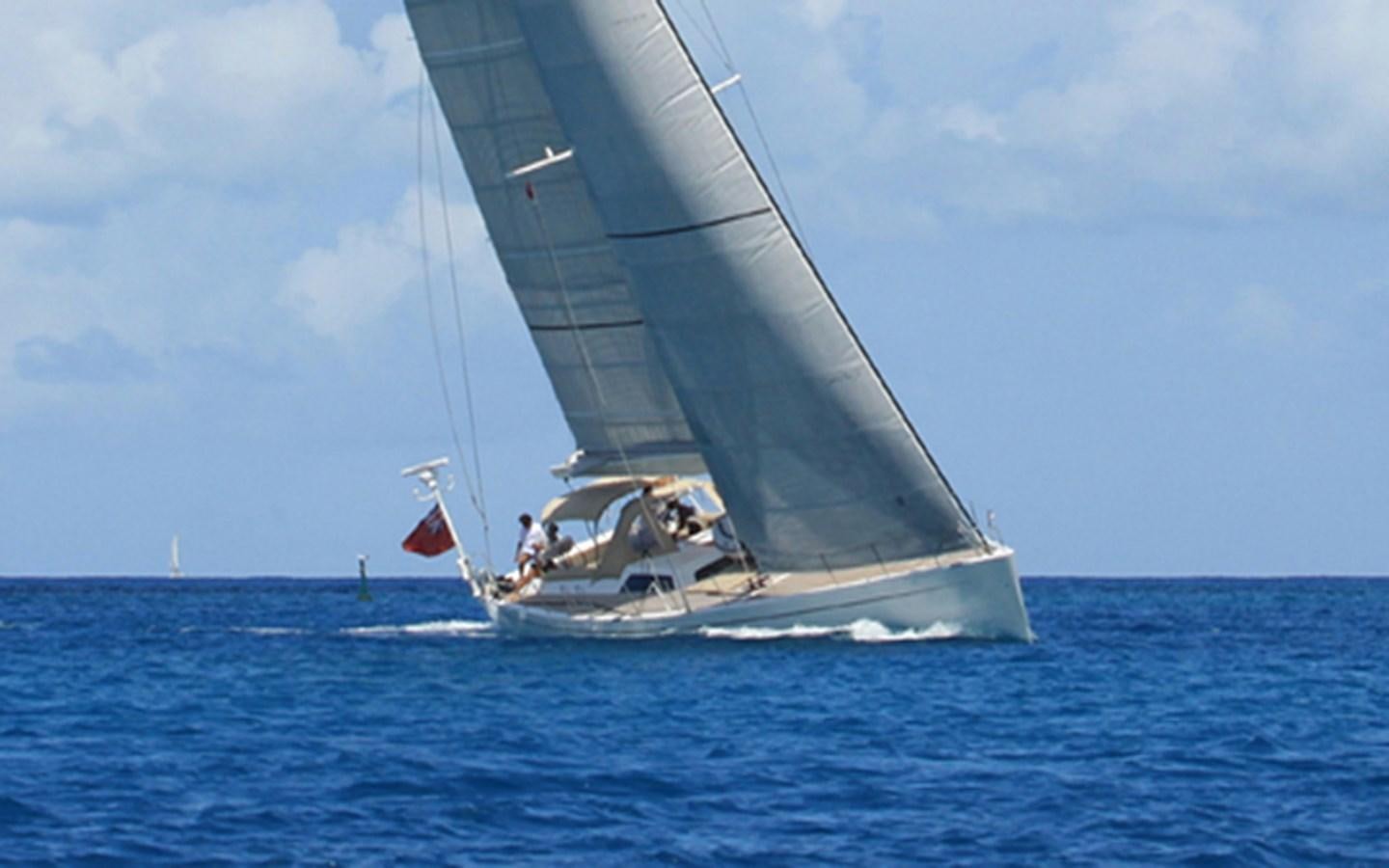 a sailboat in the water aboard WHITE DUMBO Yacht for Sale