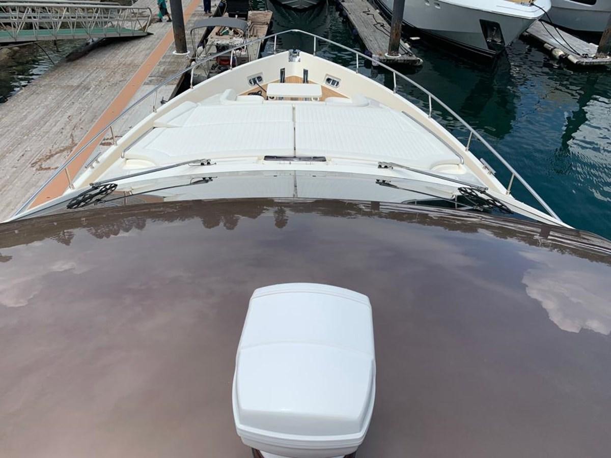 a boat on the water aboard FERRETTI F800/27 Yacht for Sale