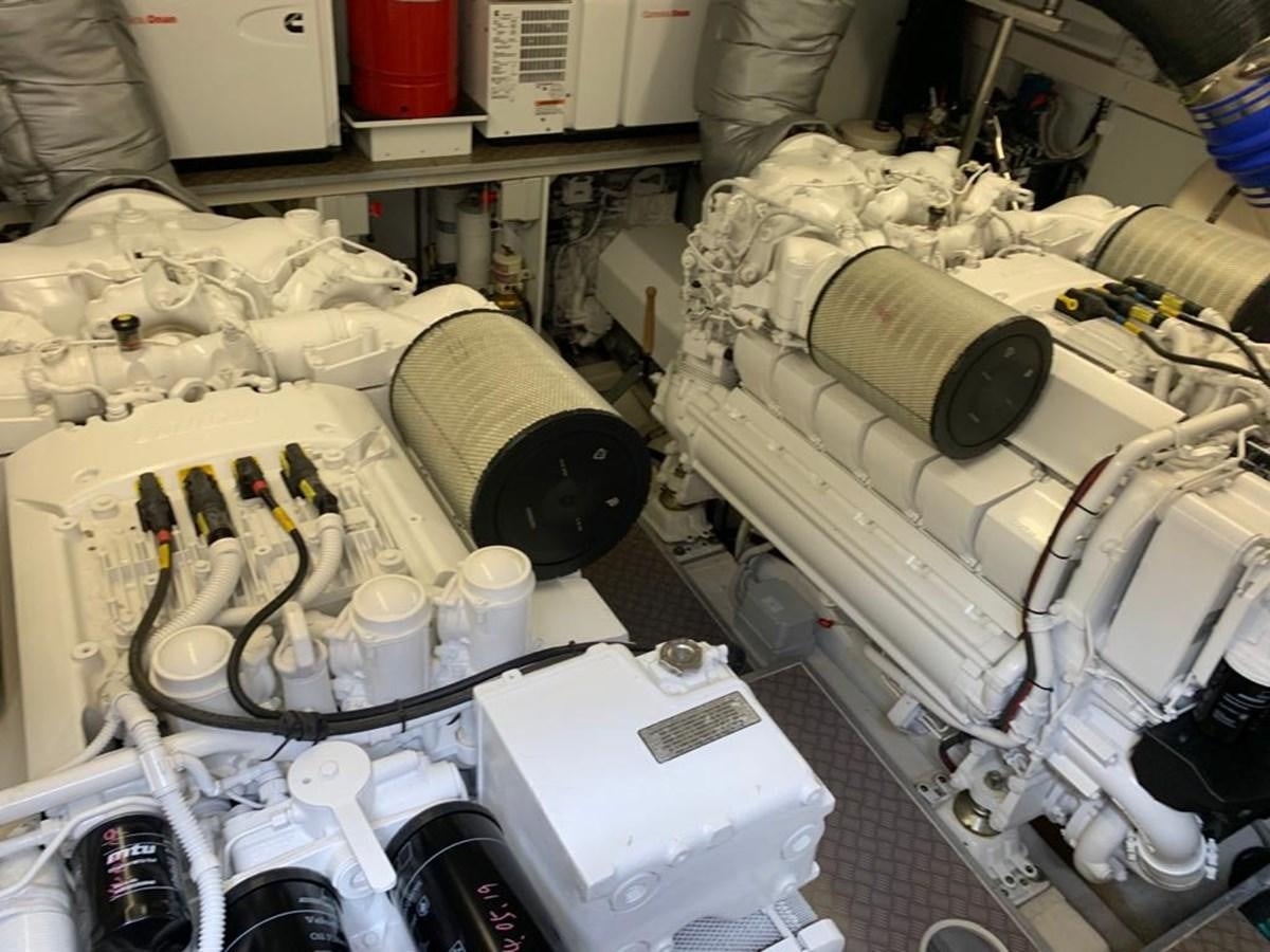 a room full of clutter aboard FERRETTI F800/27 Yacht for Sale