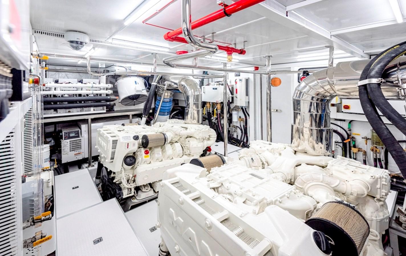 a room full of white machines aboard FD80 SKYLINE (NEW BOAT SPEC ) Yacht for Sale