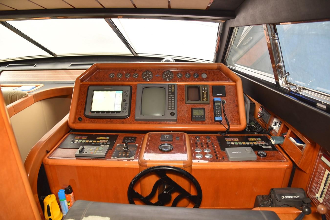 the inside of a vehicle aboard SANTA MARIA III Yacht for Sale