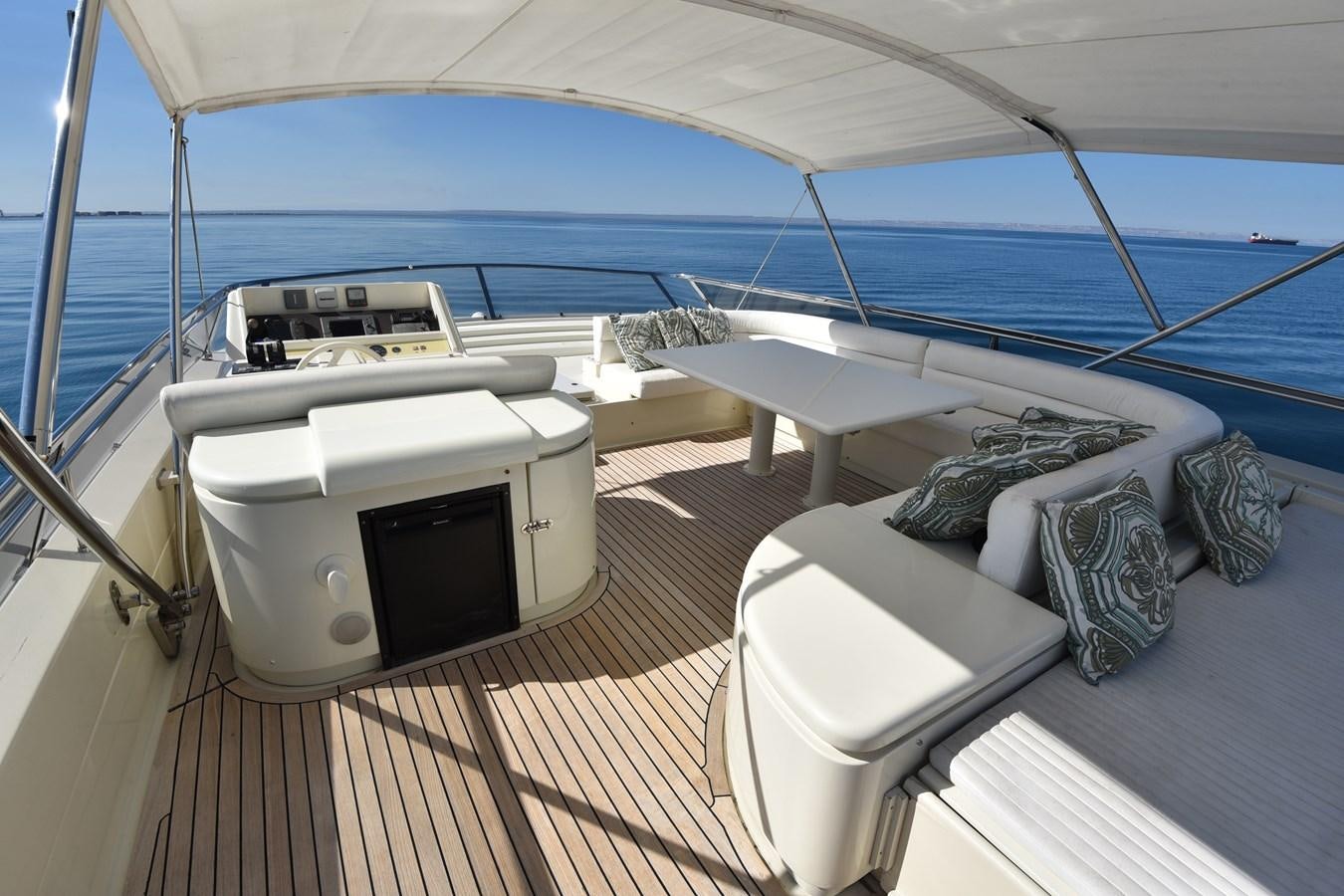 a boat on the water aboard SANTA MARIA III Yacht for Sale