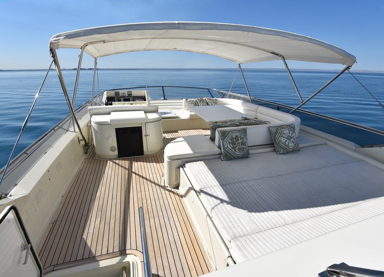 a boat on the water aboard SANTA MARIA III Yacht for Sale
