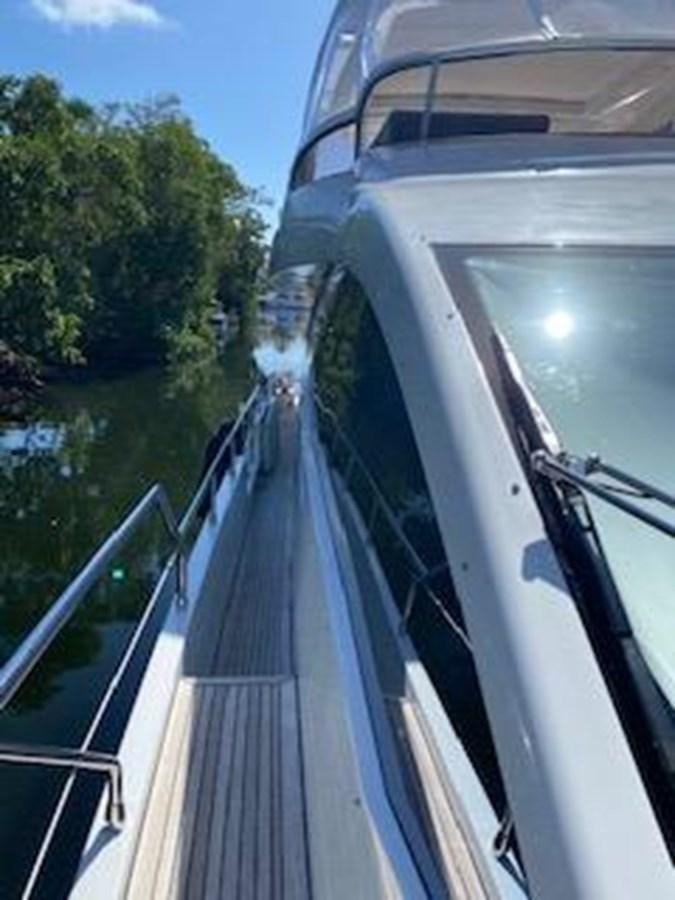 a train on the railway tracks aboard FORTUNA Yacht for Sale