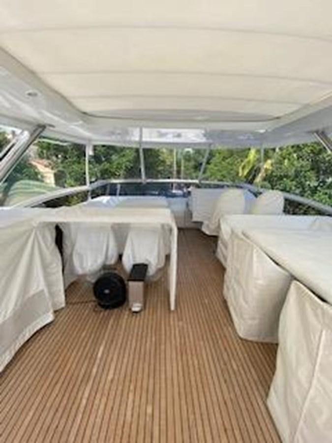 a tent with white beds aboard FORTUNA Yacht for Sale