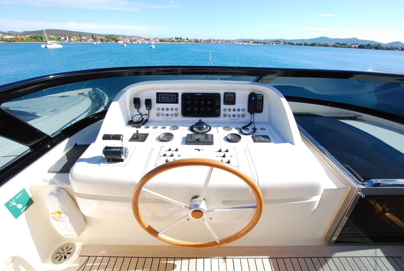 the inside of a car aboard COOKIE Yacht for Sale