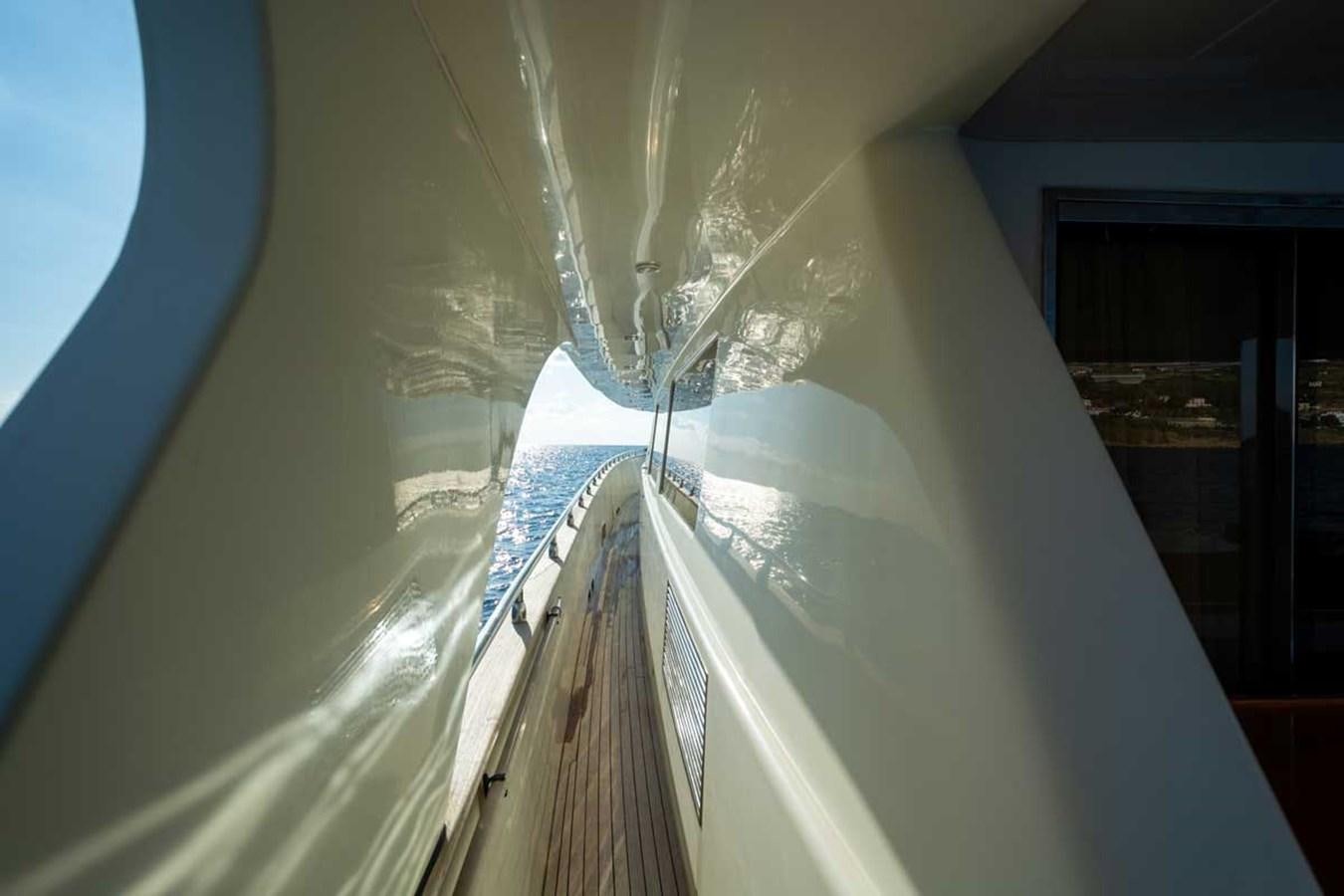 a building with water shooting out of it aboard ARISTON FIVE Yacht for Sale