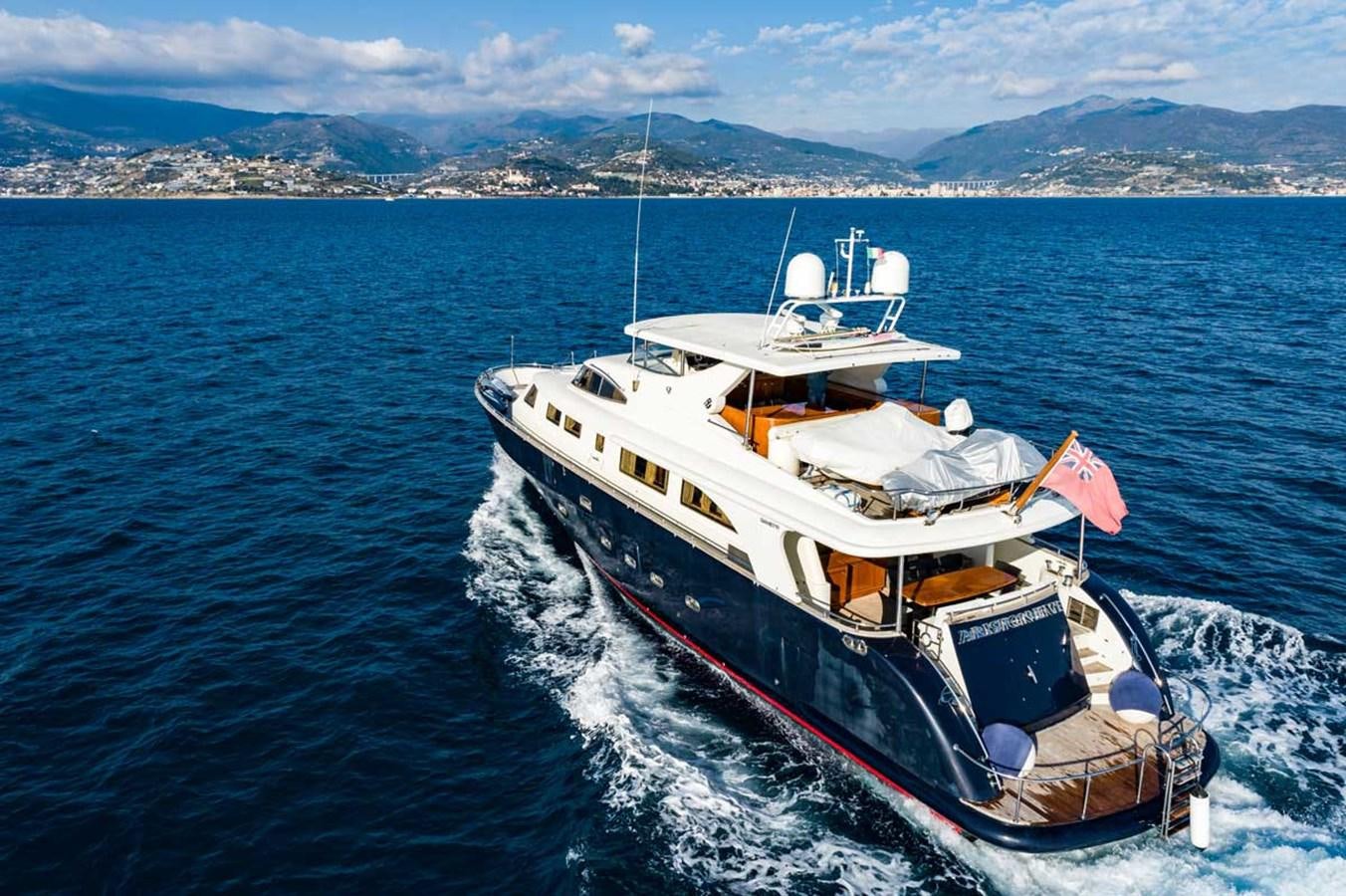 a boat on the water aboard ARISTON FIVE Yacht for Sale