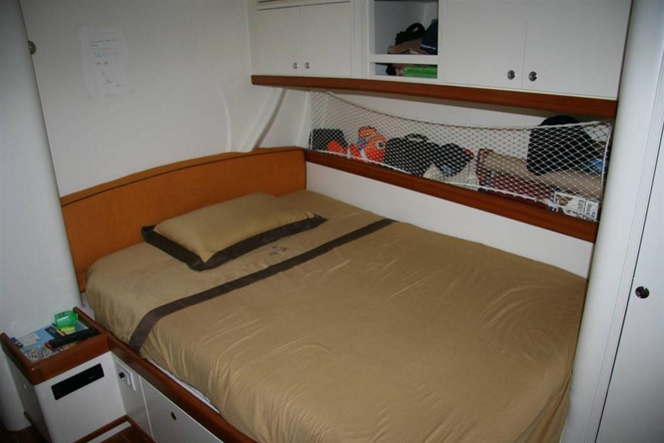 a couple of beds in a room aboard CAPRICORNO Yacht for Sale