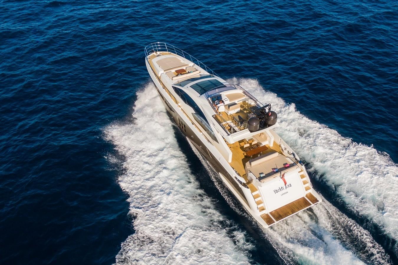 a boat on the water aboard YACHTI ANA Yacht for Sale