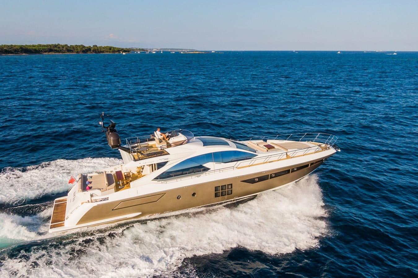 a boat on the water aboard YACHTI ANA Yacht for Sale