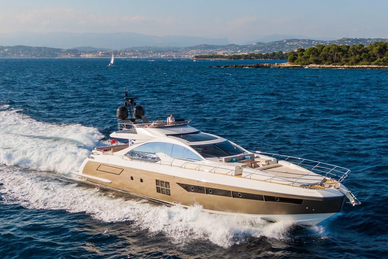 a boat on the water aboard YACHTI ANA Yacht for Sale