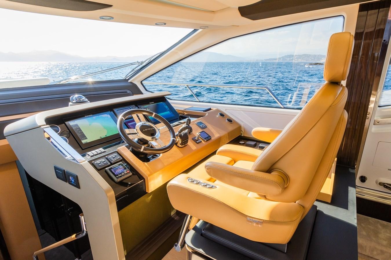 the cockpit of a plane aboard YACHTI ANA Yacht for Sale