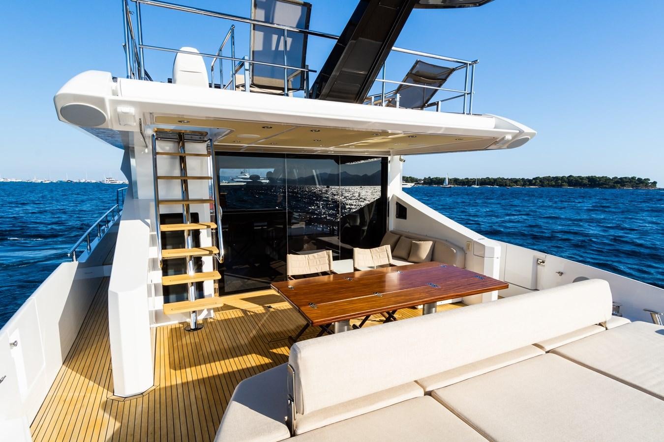 a boat on a boat aboard YACHTI ANA Yacht for Sale