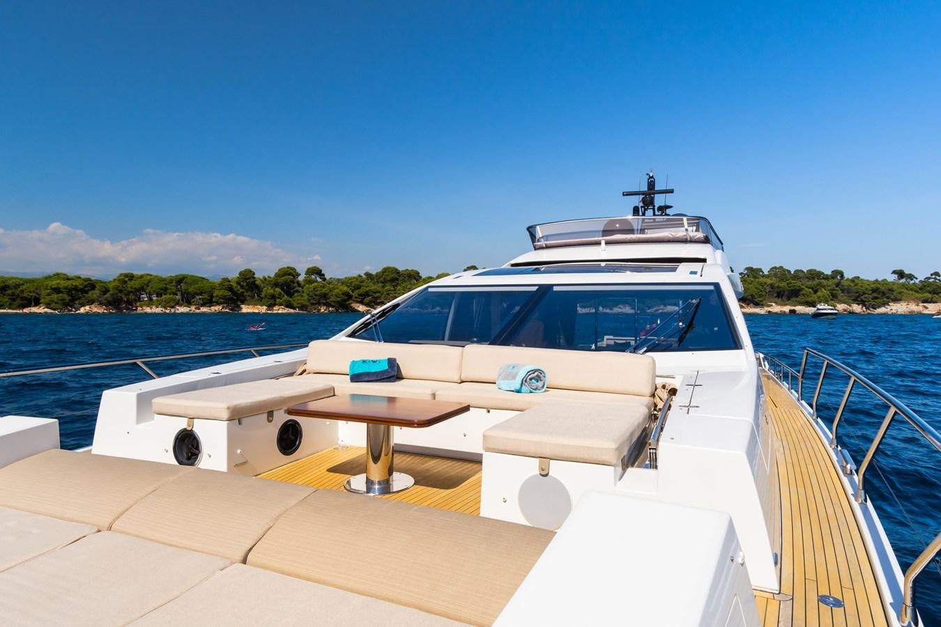 a boat on a boat aboard YACHTI ANA Yacht for Sale