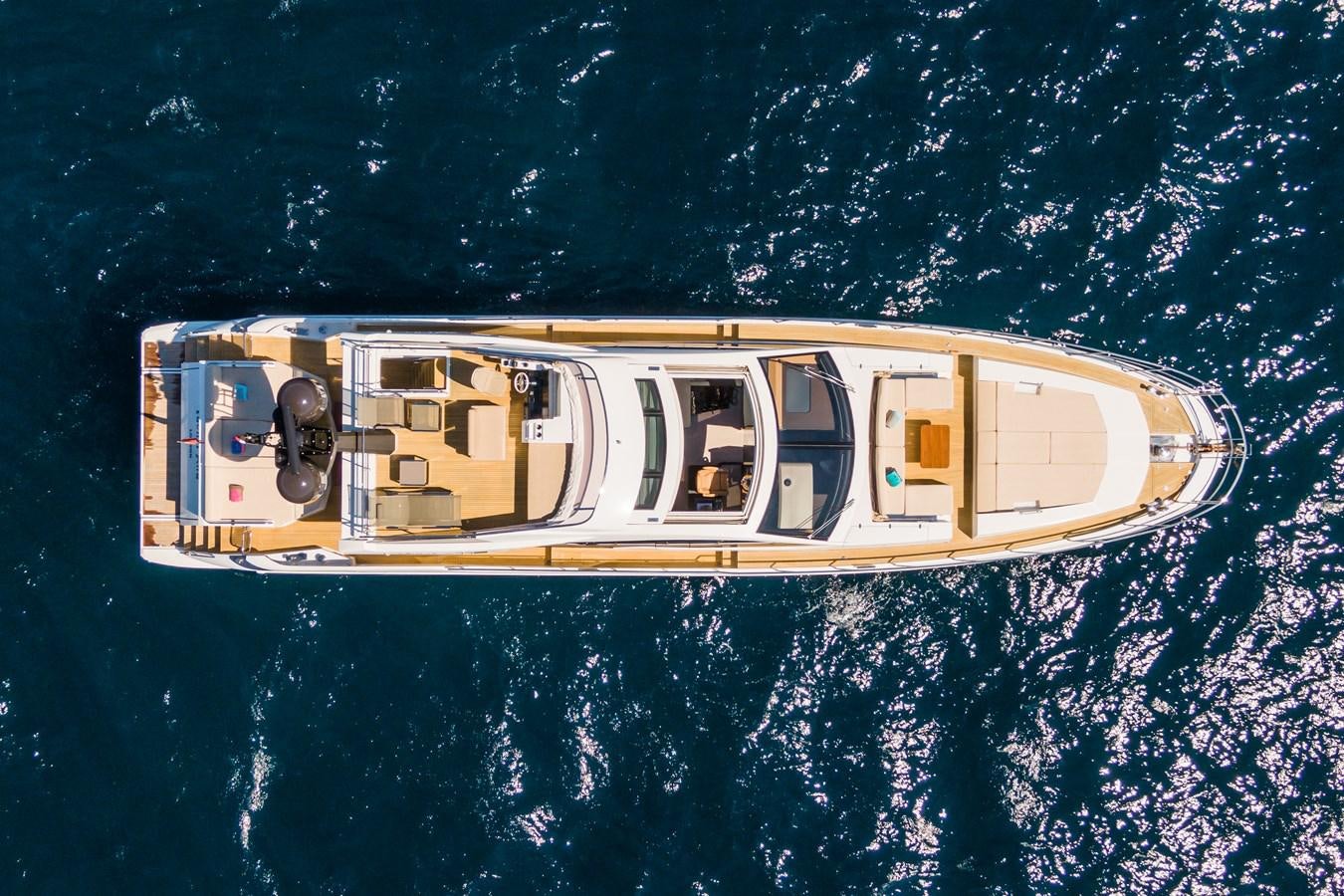 a space ship in space aboard YACHTI ANA Yacht for Sale