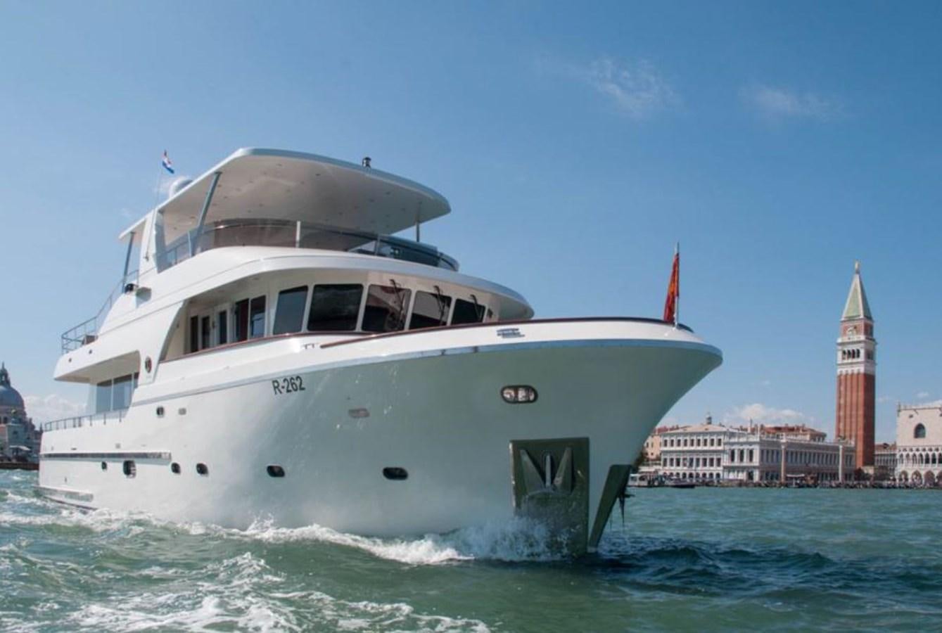 a boat in the water aboard MY WAY Yacht for Sale